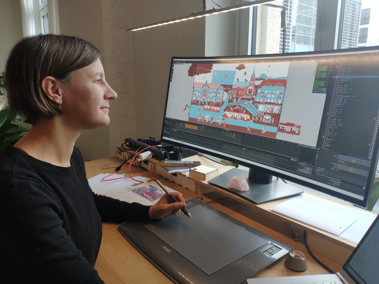 makingoff animation fionaLink